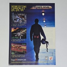 Airforce Delta Sega Dreamcast Authentic Magazine Ad picture