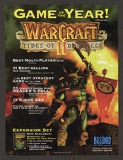 Warcraft II 2 Tides of Darkness PC Game Promo Ad Art Print Wall Poster - Glossy picture