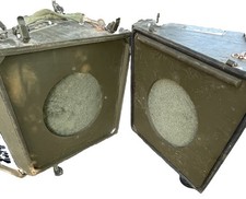 US Army Signal Corps LS-148A/U Pair Military Speakers PA Loudspeakers Vietnam picture