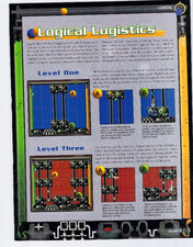 Vtg Print Ad Logical Game Boy Color GBC Level 1 3 Nintendo 1999 Puzzle Game Art picture
