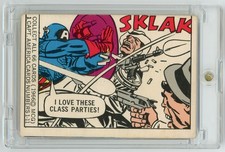 1966 Donruss Marvel Super Heroes Captain America #1 I Love These Class Parties picture