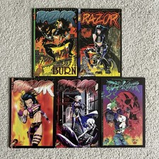 London Night Studios Razor Burn #1-5 NM Complete Run 1995 Everette Hartsoe 2 3 4 picture