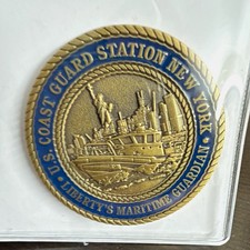 USCG Station New York 1790 Maritime Guardian Coin/Medal Militaria picture