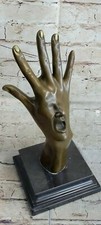 SIGNED, PURE BRONZE STATUE, 
