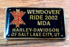 2002 Wendover Ride MDA Muscular Dystrophy Harley Davidson of Salt Lake City Pin picture