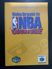 Kobe Bryant in NBA Courtside N64 Nintendo Instruction Manual Only picture