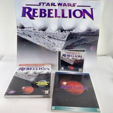 Star Wars: Rebellion PC 1998 Complete w/ Manual & Poster picture