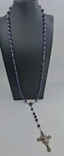 1917-2017 Fatima Purple Beaded Rosary picture