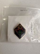 Vintage NeXT Computer Logo Lapel Pin Steve Jobs Paul Rand Cube Sealed NOS USA picture
