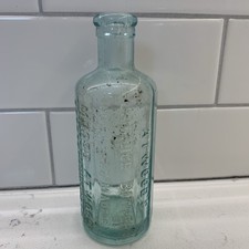 Antique 1890's Atwoods Jaundice Bitters Bottle Aqua 6