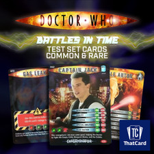 Dr Doctor Who Battles in Time TEST SET COMMON AND RARE Cards - RESTOCKED picture