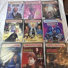 Cinefantastique Magazine Lot of 9 1986-1991 Batman Star Trek Sci-Fi Horror picture