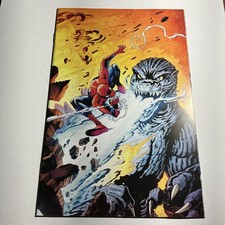 GODZILLA vs SPIDER-MAN #1 1:100 CHRIS CAMPANA VIRGIN VARIANT 2025 BEAUTIFUL NM picture