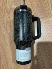 Stanley x Calia 40oz Flowstate Quencher H2.0 Tumbler Black Serpent NEW Limited picture