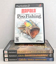 PS2 Fishing Hunting Game Bundle Rapala Pro Bass Fishing + Cabela’s Alaska picture