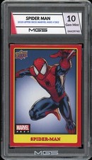 2020 Upper Deck Marvel Ages #284 SPIDER MAN MGS Graded 10 Gem Mint  picture