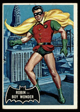 1966 Topps Batman Robin Boy Wonder Rookie #2 VG/VG+ Iconic Card picture