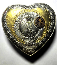 1936 Texas Centennial Exposition Heart Trinket Box 1937 Pan American Dallas picture