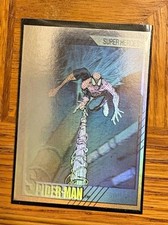 Marvel 1991 Impel Spider-Man Holo Foil Comic Book #H-1 Uncirculated Condition picture