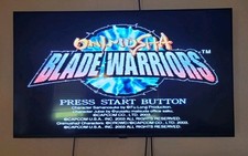 2 Games - Onimusha Blade Warrior & Warlords - Playstation 2 - Tested and Working picture