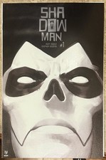Shadowman #1 - 1:250 - REAL Brushed Metal Glow in Dark Cover - Zonjic - Valiant picture