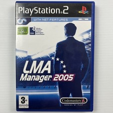 LMA Manager 2005 PlayStation 2 PS2 Video Game Football Soccer PAL Complete picture