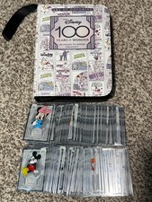 2023 TOPPS CHROME DISNEY 100 FULL COMPLETE BASE SET 1-100 BINDER US SELLER picture