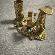 Vintage Sam Fink Vanity Lipstick Nail Polish Holder Cherub Finger Rest SF© 1950s picture