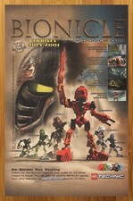 2001 LEGO Bionicle GBA Print Ad/Poster Original Authentic Video Game Promo Art picture