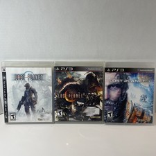Lost Planet 1, 2 and 3 PS3 Trilogy Complete CIB Sci-Fi NOT Tested picture