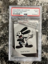 2023 Topps Chrome Disney 100 Oswald The Rabbit PSA 9 /10 Black Kaleidoscope  picture