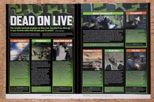 2008 Microsoft Xbox Live Dead On Live Original Advertisement / Retro Wall Art v4 picture