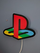 Playstation Inspired Light Box Wall Art, LED Gaming Sign, Gamer Room Decor, 3D P picture