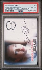 2006 Inkworks AMANDA SEYFRIED 1st on Card Autograph Veronica Mars Mean Girls PSA picture