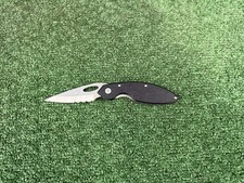 2003 USA Buck 186 Odyssey Tactical Liner Lock Knife picture