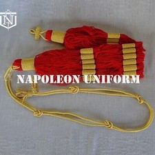 Newly WWW2 Army Hussars British, Military Red & Golden Hussar Peace & War Belt picture