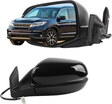 Side Rear View Mirror Compatible with 2016-2022 Honda Pilot Power Heated Turn Si picture