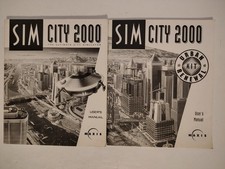 Sim City 2000 and Urban Renewal Kit User's Instruction Manual Books - 1993 Maxis picture