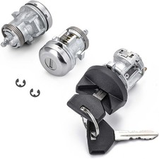 Ignition Switch Lock Cylinder with Door Lock & Keys Fit for Dodge Ram 1500/2500/ picture