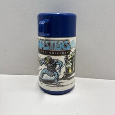 1983 Masters of the Universe He-Man Skeletor Aladdin Thermos Cup MOTU Vintage picture