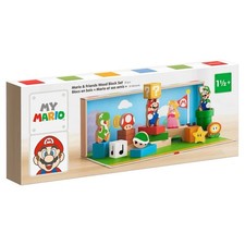 Nintendo My Mario Wooden Block Special Set 30pc Amiibo Mario-Sealed-US Seller picture