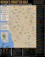 #118 Map of Lost and Forgotten Gold Placers in Nevada picture