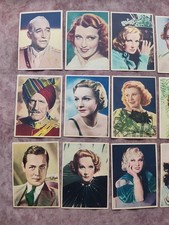 Vintage 1930s Nestlé Stars Of The Silver Screen Cards 21 Real Photo  picture