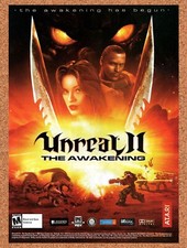 Unreal 2 The Awakening PC Original 2002 Vintage Ad - Video Game Art Promo picture