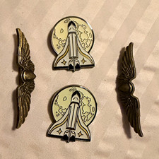 Sony Interactive Entertainment SIE Wings-Shuttle Enamel Pin Lot - promo set (4x) picture