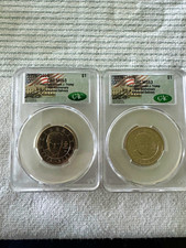 CAC MS63 $1 President Donald J. Trump 1776-2026 Commemorative Coins (2 coins) picture