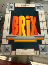 Brix PC MS-DOS Big Box Game MicroLeague Epic MegaGames Vintage picture
