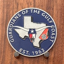 USCG Air Station Houston Texas Gulf Coast Challenge Coin W#16 picture