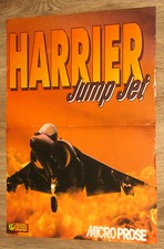 Legends of Valour & Harrier jump jet very rare mini Retro Poster 30x41cm picture