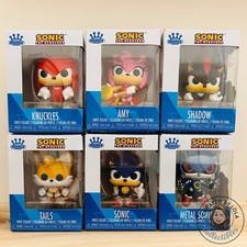 Funko Minis Sonic Set of 6 NEW Sonic Shadow Knuckles Tails Amy Metal Sonic picture